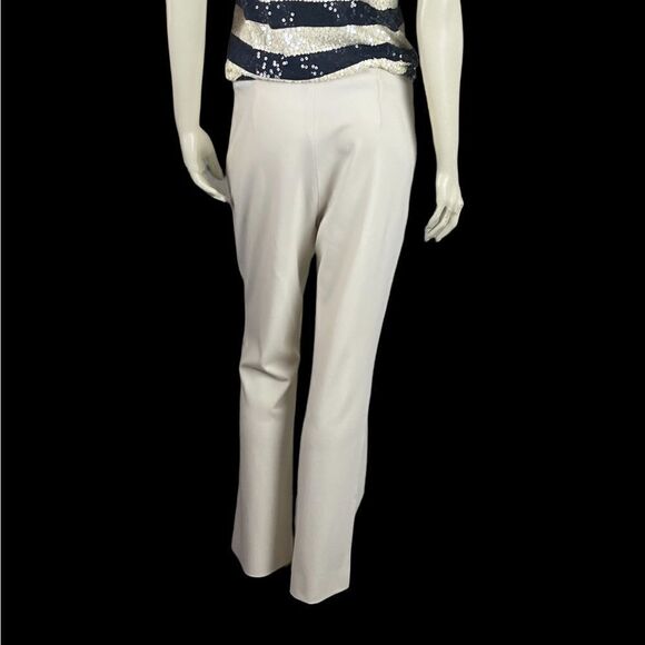 Ralph Lauren Purple Label F/F Winter White Wool Pants Size 12 - Picture 8 of 12